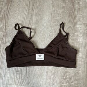 Classic Dark Brown Strappy Bra